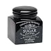 Charlotte Watson Square Small Sugar Canister - Black