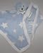 41DRRLHW0aL. SL75  Baby Gear Plush Bear Lovey   Baby Blue with White Stars