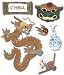 Jolees  Boutique Themed Destination Stickers, China