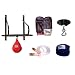 Everlast Platform Speed Bag 6-pc. Set- Black/ Red