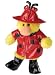 Silly Slicker 11 inch Plush Duck in Ladybug Slicker