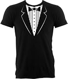 Tuxedo Mens Black T-Shirt