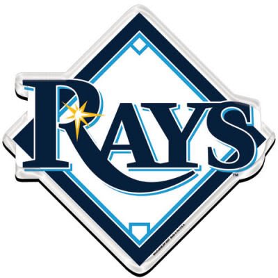 TAMPA BAY RAYS OFFICIAL ACRYLIC LOGO MAGNET