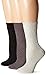 Muk Luks Women's Pointelle Diamond Crew Socks (3-Pack)