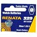 Renata Silver Oxide Watch Battery For Renata 329 Button Cell
