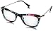 TIJN Cat Eye Eyeglasses Frames with Metal Arms for Women