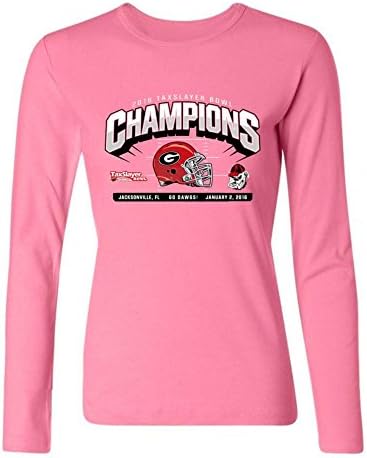 Women's Georgia Bulldogs Taxslayer Bowl Champions Long Sleeves T-Shirts