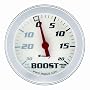 Equus 8457 Boost/Vacuum Gauge - White Dial