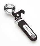 KitchenAid Cook's Series Lever Ice Cream Scoop, Black