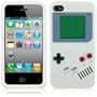 White Gameboy Style Silicone Skin Cace Cover For iPhone 4 4S