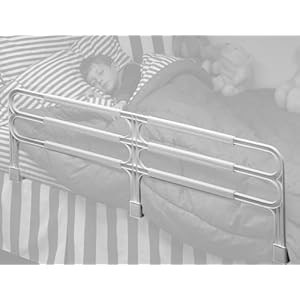 PRIMO Adjustable Bed Guard Rail (White)