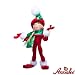 9" Red Holiday Twist Elf By Annalee