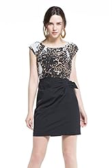 Sexy Leopard Print Chiffon/Polyester Summer  Dress