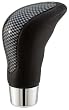 Pilot Automotive PM-141CF Motorsport Black Leather with Carbon Fiber  Manual Shift Knob