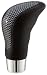 Pilot Automotive PM-141CF Motorsport Black Leather with Carbon Fiber  Manual Shift Knob