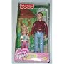 Loving Family Dollhouse Figures: Dad & Sister