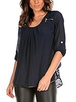 La Belle Parisienne Blusa Agnès (Azul Marino)