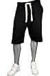 Jordan Craig Cut Off Fleece Shorts Black. Size: XL