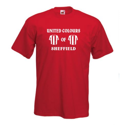 Sheffield United Colours FC Football Club Shirt T-Shirt (Medium)