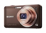 Sony DSC-WX5T Digitalkamera (12 Megapixel, 5-fach opt. Zoom, 7 cm (2,8 Zoll) Display, 3D Schwenkpanorama, Full HD Video) braun