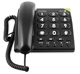 Produkt-Bild: Doro PhoneEasy 311c Schnurgebundenes Gro&szlig;tastentelefon mit optischer Anrufsignalisierung schwarz