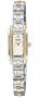 Pulsar Women's PEX534 Crystal Accented Dress Two-Tone Stainless Steel Watch