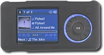 init Silicon Skin for Insignia Sports MP3 player- Black with stand