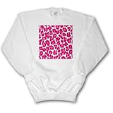 Lee Hiller Designs RAB Rockabilly - Leopard Print Hot Pink and White - Sweatshirts