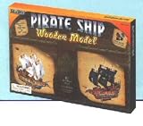 Toysmith Pirate Ship Wooden Model