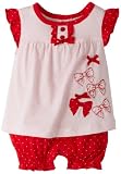 Absorba Baby-Girls Newborn Bow Creeper