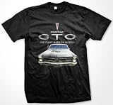 Pontiac GTO Mens T-shirt, Officially Licensed First Name In Muscle Design Mens Shirt