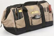 Custom LeatherCraft 1163 31 Pocket - 18-Inch Megamouth Tote Bag