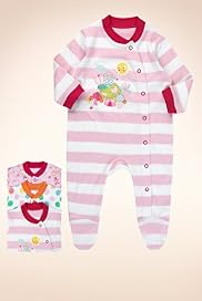 3 Pack - Pure Cotton Assorted Sleepsuits