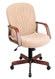 Cherry Finish, Oak Wood Executive Chair By Office Star Furniture With Free Shipping