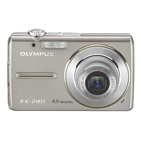 Click here to buy Olympus Stylus FE-280 8MP Digital Camera with Dual Image Stabilized 3x Optical Zoom... by Olympus.