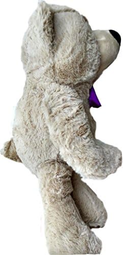 Classic Large Teddy Bear Stuffed Animal with Tan Soft Fur and Love