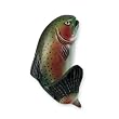 Rainbow Trout Whimsical Coat Hook