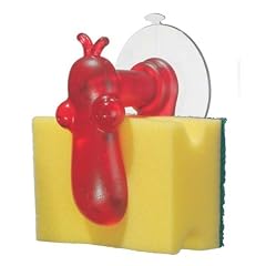 Koziol Schwammhalter NORBERT transparent  rot