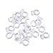 10 x Disposable Eyelash Extension Glue Rings Adhesive Tattoo Pigment Well Holder White
