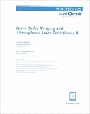 Laser Radar Ranging and Atmospheric Lidar Techniques II: 20-21 September 1999 Florence, Italy (Europto Series)