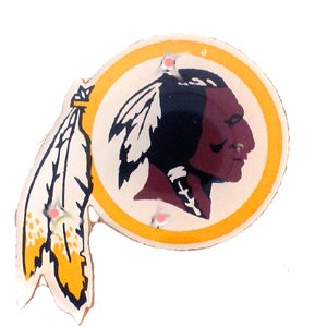Washington Redskins Flashing Pin Pendant