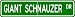 schnauzer27  - Giant Schnauzer STREET SIGN High Quality Aluminum Dog