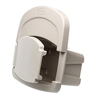 Suncast Deluxe Garden Hose Hangout with 150-Foot Hose Capacity And Enclosed Storage Compartment, Taupe DHH150