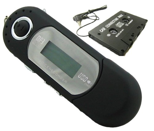 Childrens Toyshop  Electronics : 256MB Techsplosion MP3 Player & In Car Cassette Adapter (Onyx Black)