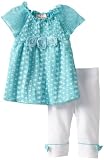 Little Lass Baby-Girls Infant 2 Piece Capri Set with Roses