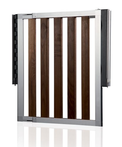 Lindam Numi Premium Extending Dark Wooden Safety Gate