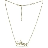 Disney Couture Inspirational Believe Necklace
