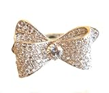 Pave Sparkling Bow Ring