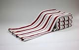 4 Pack Oversized Kitchen Towel sets in Red by Cotton Craft -