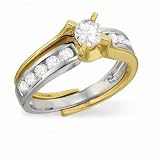 1 ct tw Round center Diamond Bridal Set